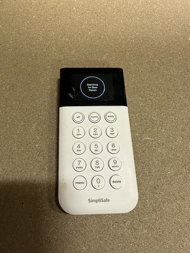 SimpliSafe SSKP3-W Keypad White Wireless Touch-to-Wake Smash Safe