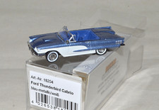 Ho Scale Brekina 18204 1960 Ford Thunderbird Cabrio Metallic Bluewhite Ho Scale Brekina 18204 1960 Ford Thunderbird Cabrio Metallic Bluewhite