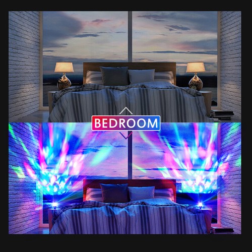 1x USB Mini Disco DJ Ball Car Party Atmospher Light Bar Colorful Sound Activated - Picture 4 of 8