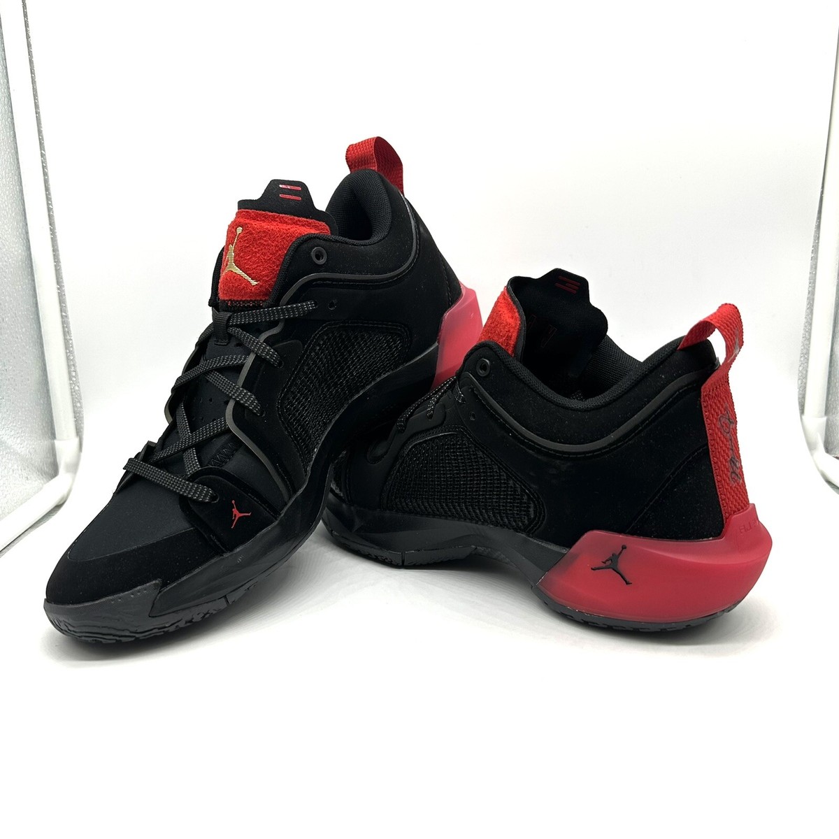 Nike Air Jordan XXXVII 37 Low Stunt Black Gold Red Grey Nike Air Jordan XXXVII 37 Low Stunt Black Gold Red Grey