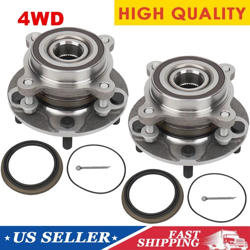 Pair MOOG 4WD Front Wheel Hub Bearing For 2008- 2021 Toyota Sequoia Tundra E11