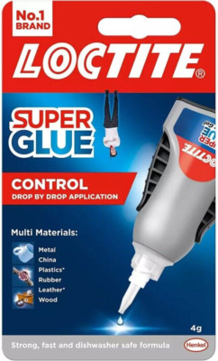 Loctite Sekundenkleber Kontrolle Flüssigkleber starke flexible klare Verklebung 4g