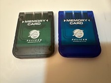 PlayStation 2 Pelican Memory Cards - Set of 2