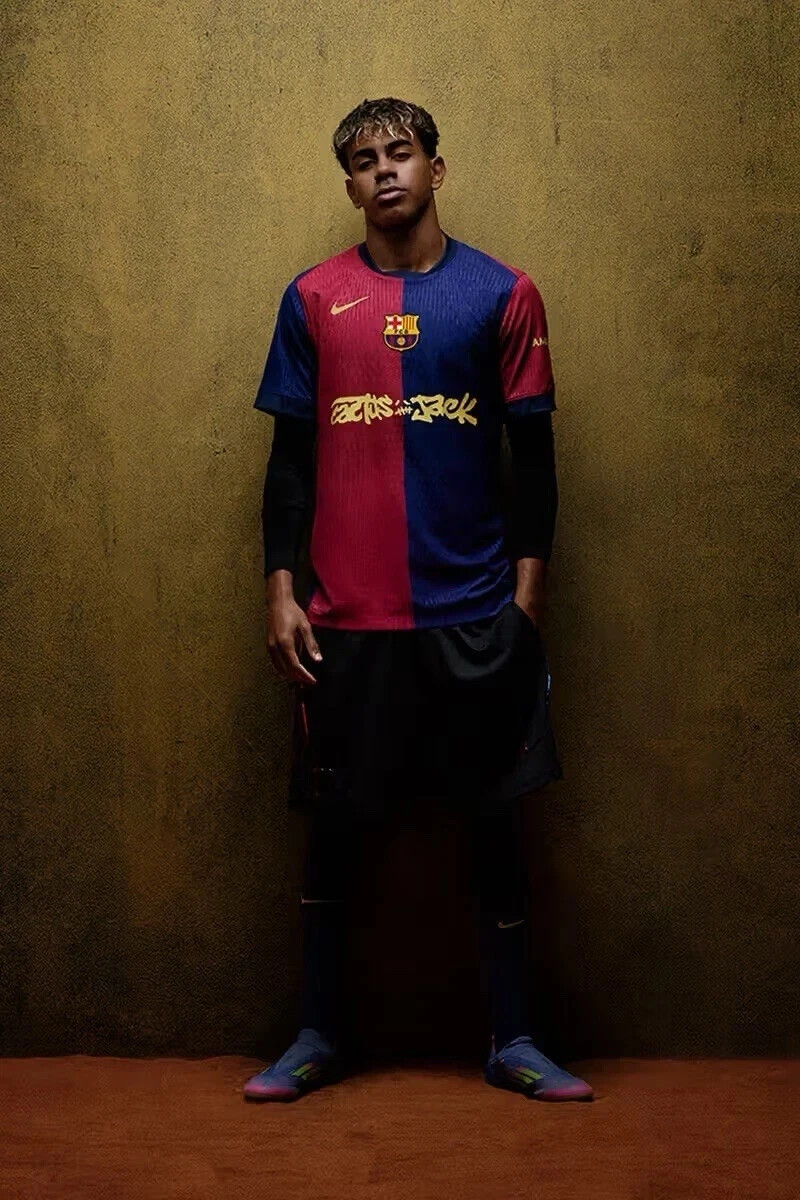 ✓IN HAND✓ FC BARCELONA X TRAVIS SCOTT Jersey Men's No. 1566/1899