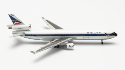New! Herpa 537070 Delta Air Lines McDonnell Douglas MD-11, reg. N806DE - 1:500