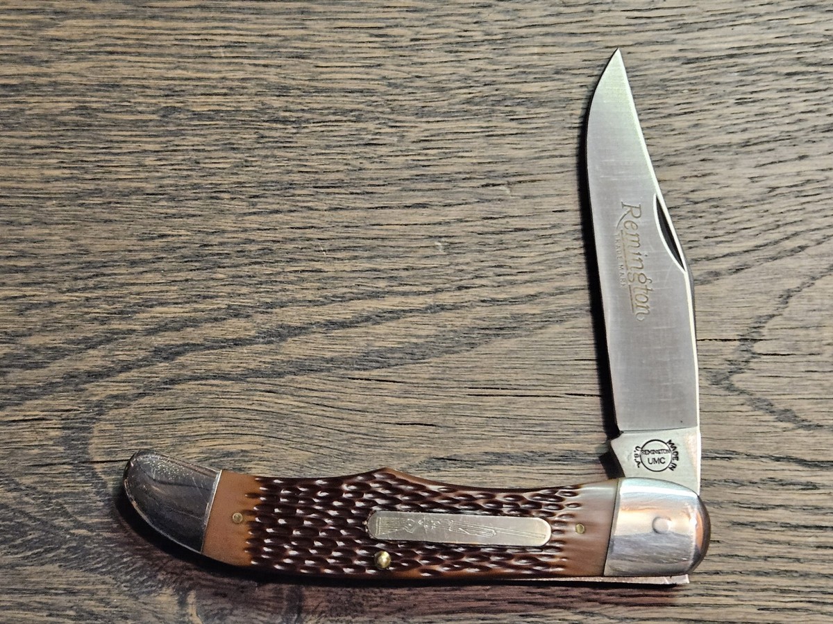 Remington UMC 11--87 Shotgun Inlay Commemorative Knife