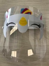 UNICORN FULL FACE SHIELDS MASK FOR KIDS WASHABLE REUSABLE ANTI-FOG PROTECTI