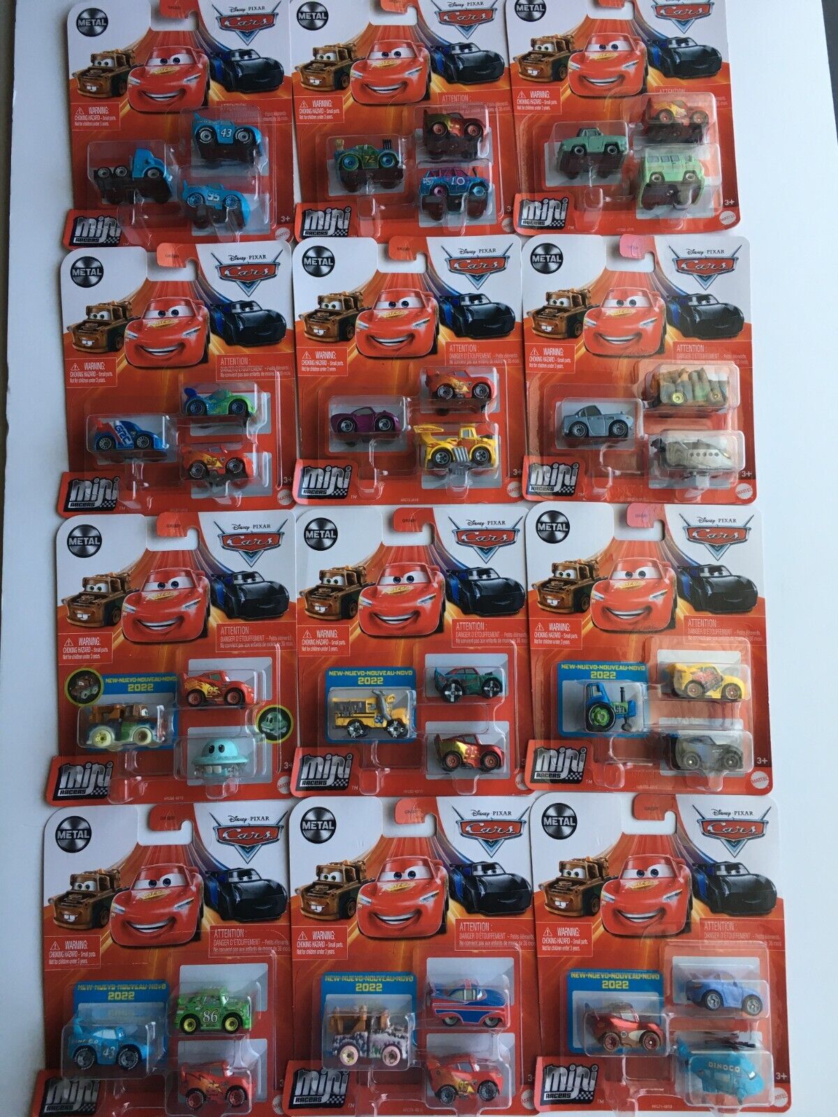 DISNEY PIXAR CARS MINI RACERS RYAN INSIDE LANEY 2022 BOX #31 FREE SHIP $15+