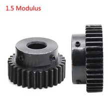 1.5 Modulus 12T-80T 45# Steel Spur Gear With Step Motor Pinion Transmission Gear