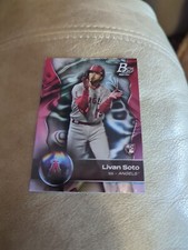 2023 Bowman Platinum #22 Livan Soto, Los Angeles Angels (RC) - Ice Foil Parallel