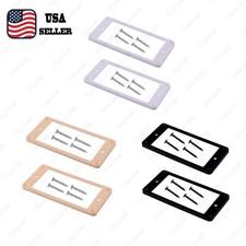 Set of 2 Flat Bottom Humbucker Pickup Rings Guitar Frame For Ibanez 3 Colors