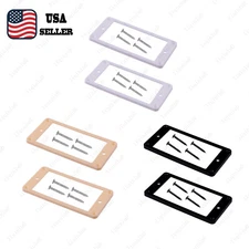 Set of 2 Flat Bottom Humbucker Pickup Rings Guitar Frame For Ibanez 3 Colors