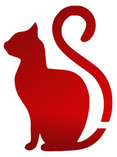 CAT Silhouette Stencil Halloween Pumpkin Carving 8" x 10" Reusable Sheet S763