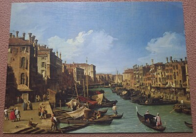 BEAUTIFUL The GRAND CANAL NEAR the RIALTO BRIDGE, VENICE Reproduction Print 
