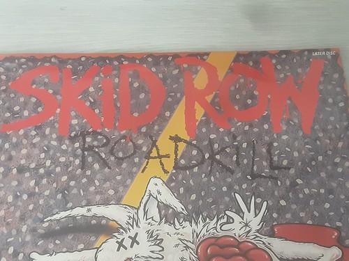 Laserdisc LD Skid Row Road Kill NTSC Edition DOUBLE ALBUM +lunettes Glasses - Photo 2/15