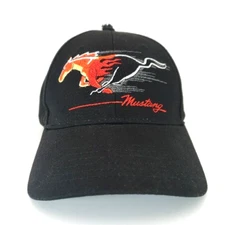 Open Road Ford Mustang Pony Logo Embroidered Cap Hat One Size Auto