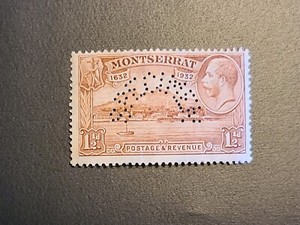 MONTSERRAT SPECIMEN STAMP 1 1/2d KGV Mint NICE STAMP TO OWN IN COLLECTION