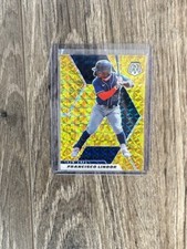 2021 Panini Mosaic Mosaic Reactive Yellow #101 Francisco Lindor SP