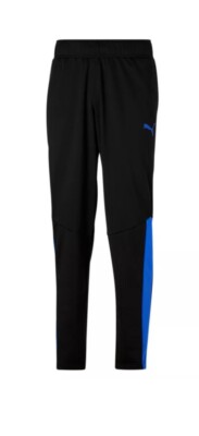 Puma Sz S Contrast 2.0 Pants Mens Black Casual Athletic Bottoms 53109056 $45