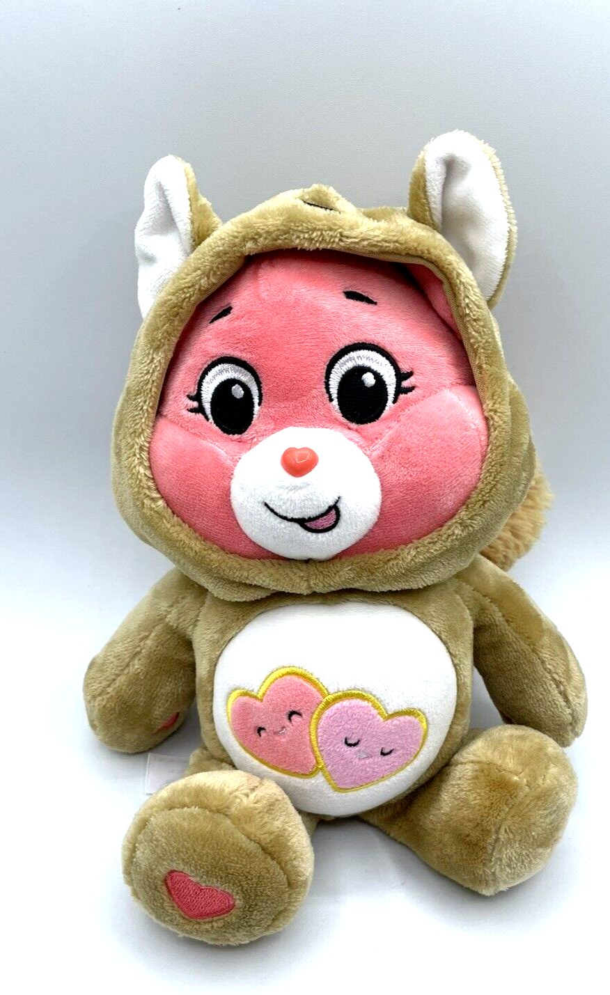 Care Bears Love A Lot Fox Hoodie 12.5 Inch Plush Stuffed Bear