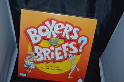 Boxers Or Briefs? Funny Humerous Adult Board Game - New Sealed E1