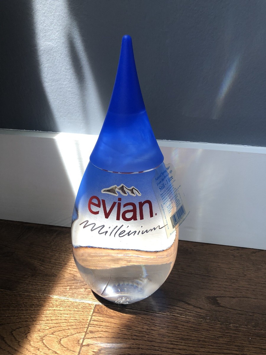 2000 Millennium Evian Collectible Water Bottle Unopened Rare