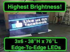 NEW 3 x6 Double-Sided P10 Programmable full color outdoor digital LED Sign
