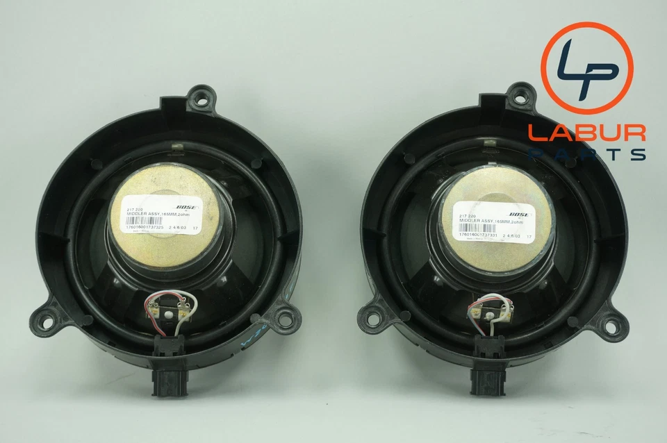 Juego de altavoces y subwoofer puerta delantera y trasera Mercedes Clase CLK W209 03-09 BX229 Foto 3 de 4