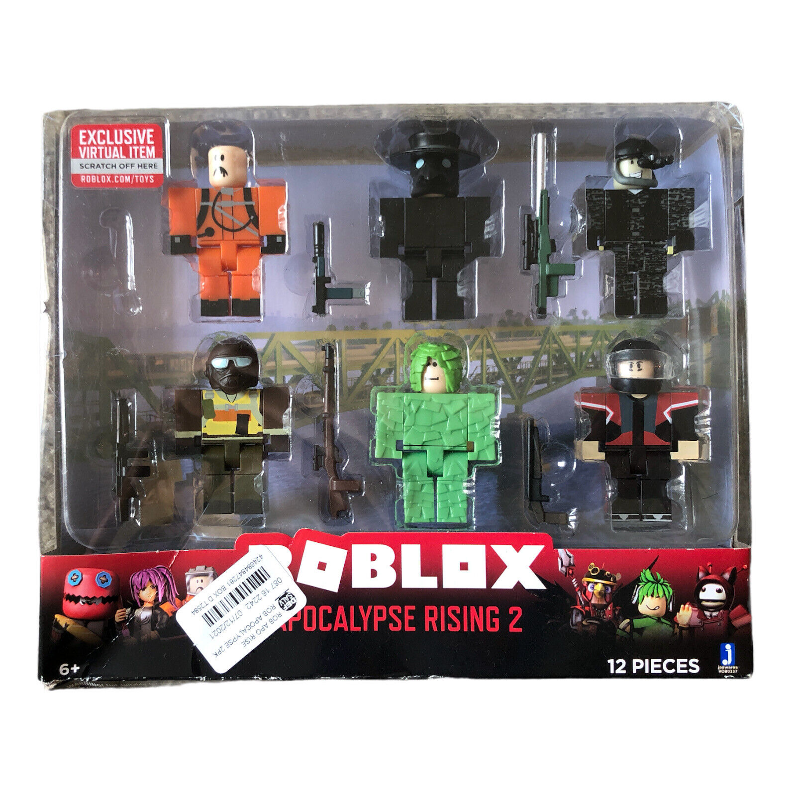 Roblox Action Collection - Legends of Roblox Six Figure Character Pack  [Includes Exclusive Virtual Item] 