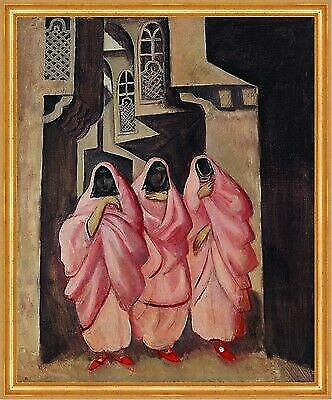 Three Women on the Street of Baghdad Jazeps Grosvalds Women Iraq B A1 02486-