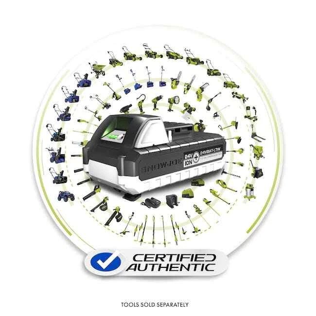 Snow + Sun Joe 24VBAT-LTW IONMAX 24-Volt 1.3-Ah Lithium-ION Battery 3-Stage LED