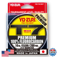 Yo-Zuri T-7 Premium Fluorocarbon Fishing Line 200YD 16LB