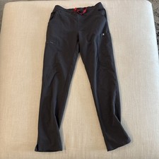 FIGS Yola Skinny Technical Collection Gray Drawstring Pants TW2000R Sz Medium