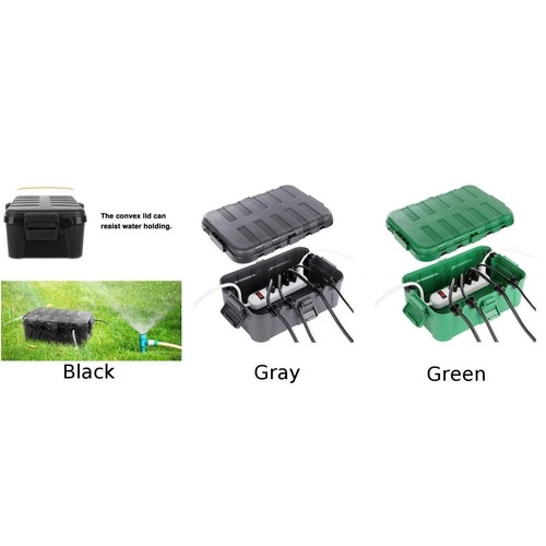 Waterproof Extension Cord Cover Outdoor Electrical Box Large Size IP54 Rated - Picture 12 of 21