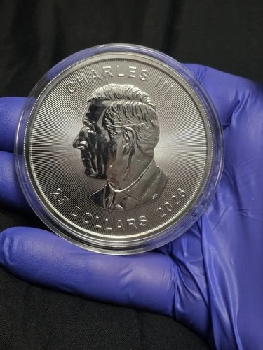 2026- 5 oz Canadian Grand Maple Leaf .9999 Fine Silver  BU Coin (In Capsule)