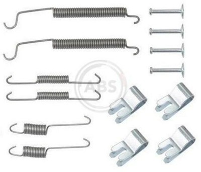 A.B.S. Zubehörsatz Bremsbacken 0891Q Hinten für MITSUBISHI COLT VI (Z3A, Z2A)