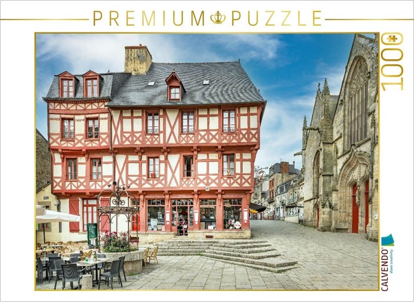 Puzzle Calvendo Vieille Ville De Josselin | 1000 PièCes, Format Assemblé 64 × 48-image