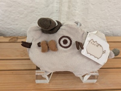 GUND Pusheen Fancy Grey Cat Plush Stuffed Animal Backpack Clip New/Tags