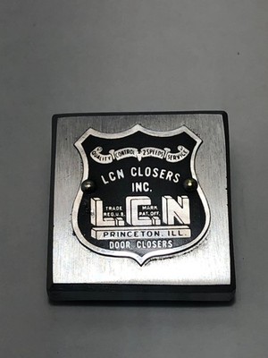 Vintage LCN Door Closers Advertising Paperweight