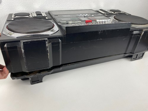 LARSEN Iconic Super Jumbo Q-100 Boombox Cassette Recorder Ghetto Blaster Rare - Picture 23 of 24