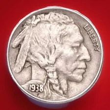 1938-D Buffalo Nickel Full Date FAST SHIPPING with tracking