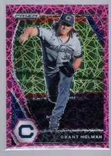 * 2021 Panini Prizm Draft Picks - Pink Velocity Prizm #PDP188 - GRANT HOLMAN
