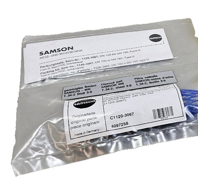 Neu Samson Pfeiffer C1120-3067 PTFE Federbelasteter V-Ring DN 100-150