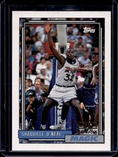 1992-93 Topps Shaquille O'Neal RC Rookie #362 Magic