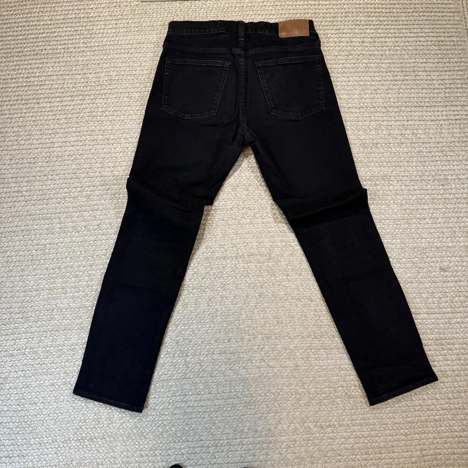 J. Crew Black Denim 484 Slim Fit Jeans Men’s Size 31/30 EUC - Image 2 of 4