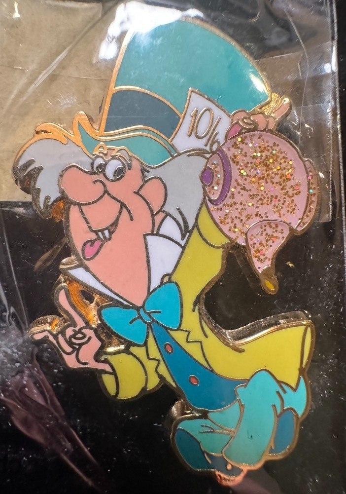Disney Pin LE 2500 Mad Hatter Happiest Place to Work Cast Fair DLR