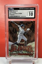 2022 Panini Donruss UNLEASHED DIAMOND #UL12 AARON JUDGE CGC GEM MINT 10
