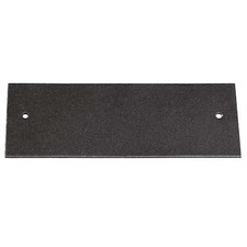 Wiremold Ofr47-B Blank Cover Plate, Gray, Steel