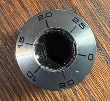 Turntable Tonearm Counterweight inside hole diameter 7/16"-  1 1/8" H X 1 5/16"