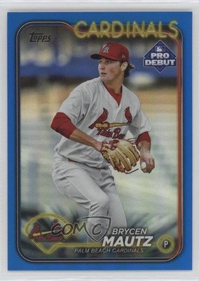 2024 Topps Pro Debut Blue Foil /150 Brycen Mautz #PD-160 1dm4
